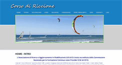Desktop Screenshot of corsodiriccione.it